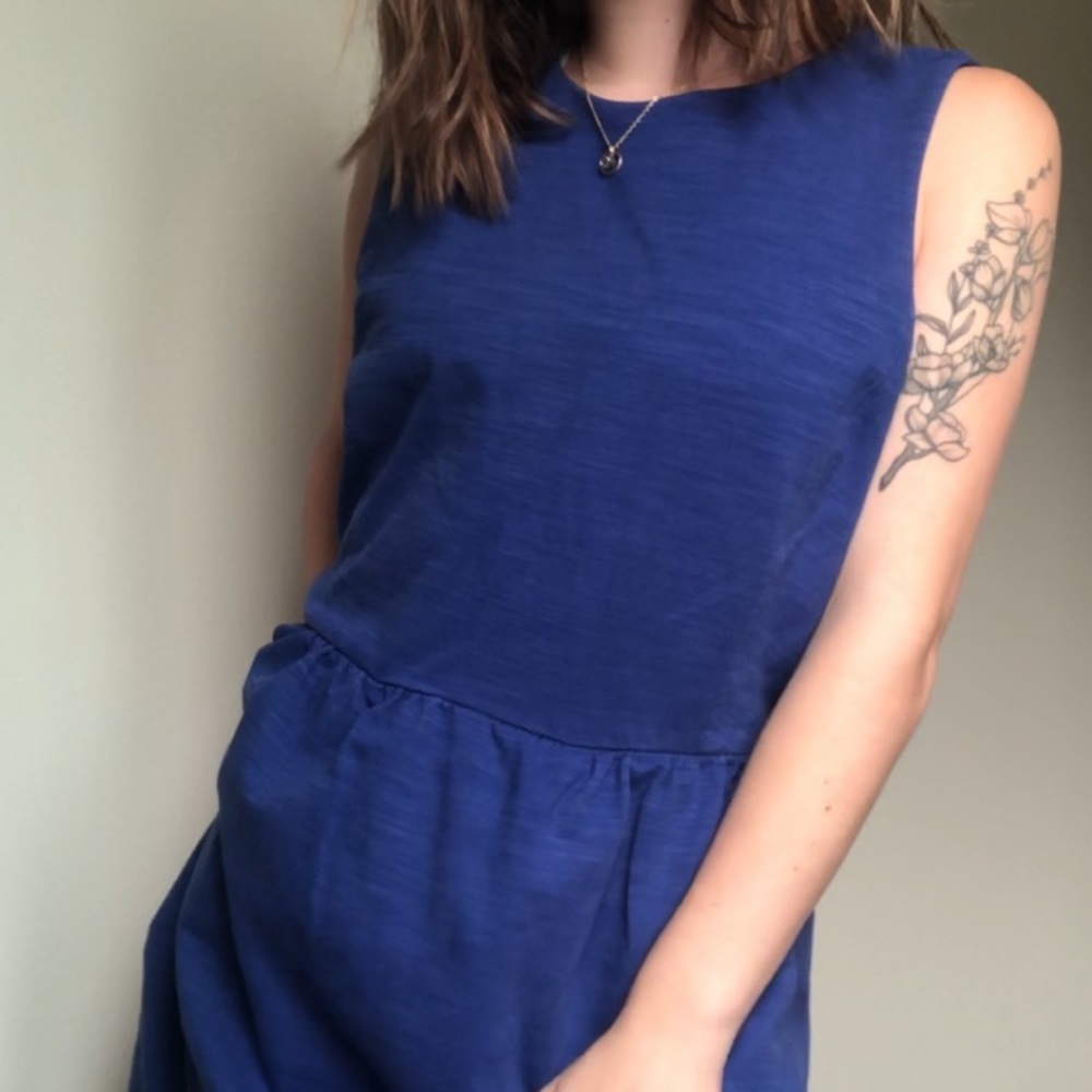 Madewell casual blue dress